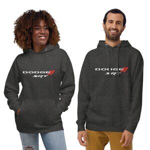 Dodge SRT Unisex Charcoal Heather Fleece Hoodie